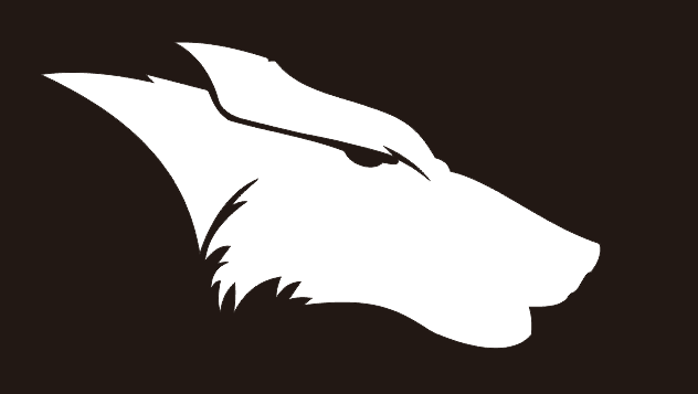 Rear Cap white wolf logo iron on transfers [Rear Cap white wolf ...