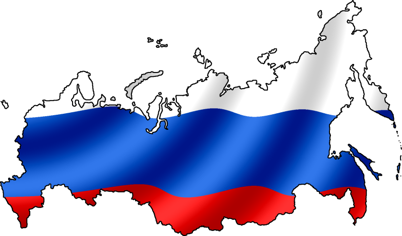 Russia Flag Map - ClipArt Best