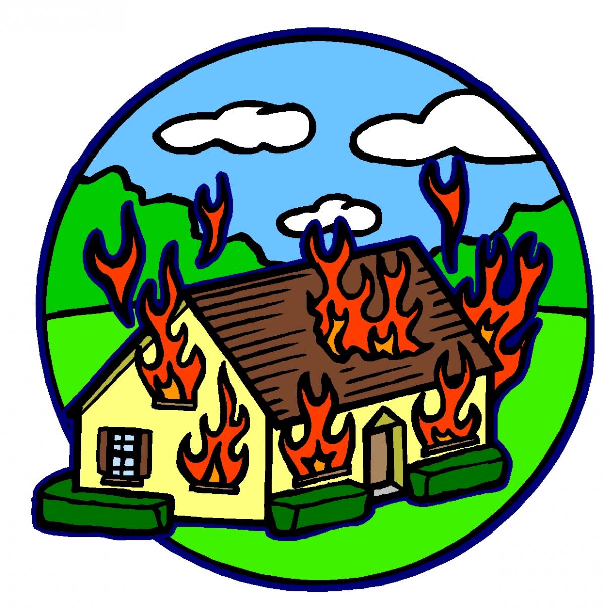 House On Fire Cartoon - ClipArt Best