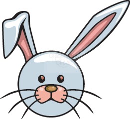 Clipart bunny face no background - ClipartFox
