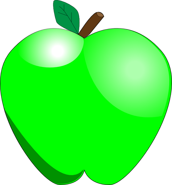 Green Apple Clipart - Free Clipart Images