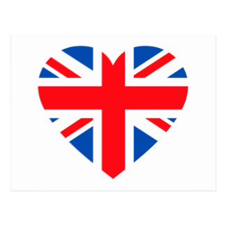 Great Britain Flag Heart Cards, Photocards, Invitations & More