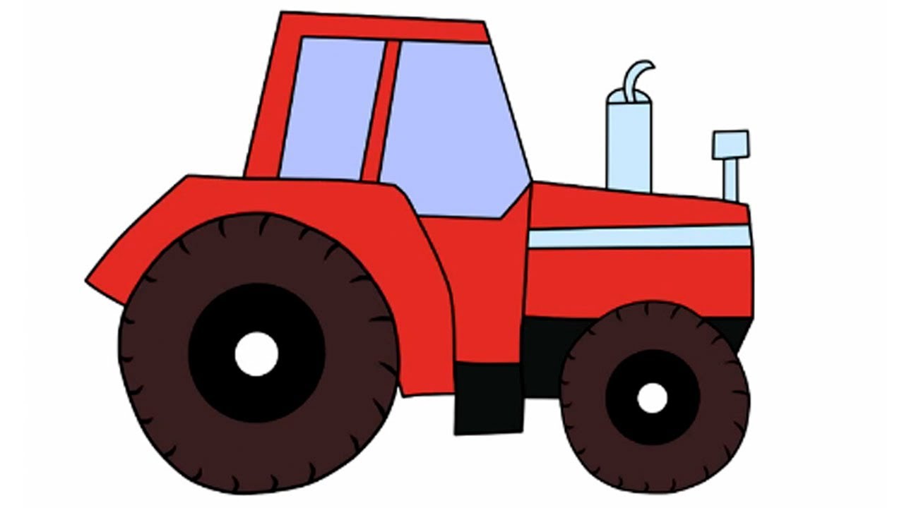 Tractors for children. Construction equipment animated cartoon ...