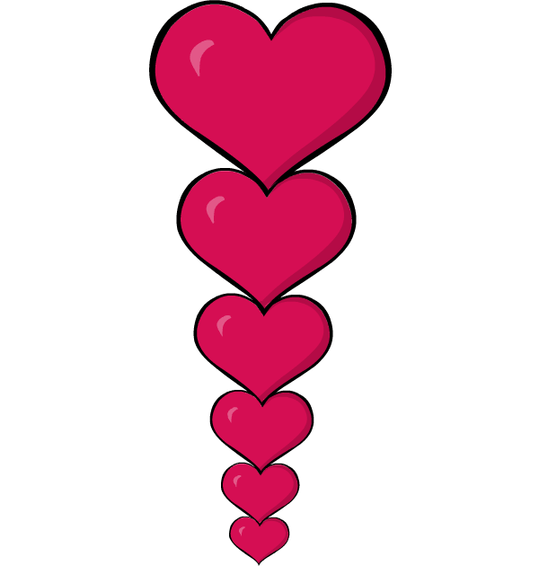 clip art heart valentines day border frame