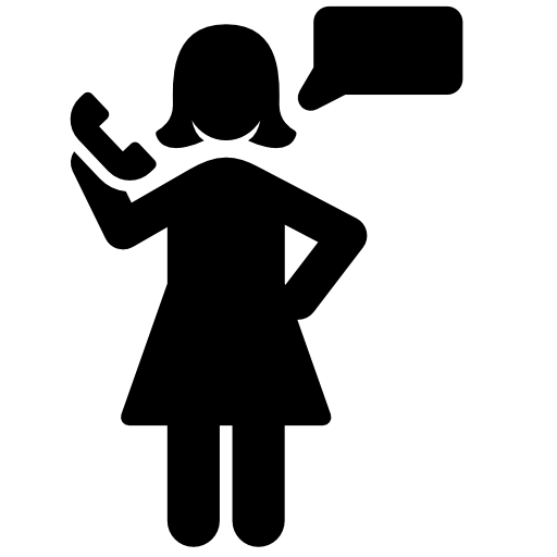 call woman icon – Free Icons Download