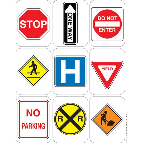 Free Printable Safety Signs Flashcards