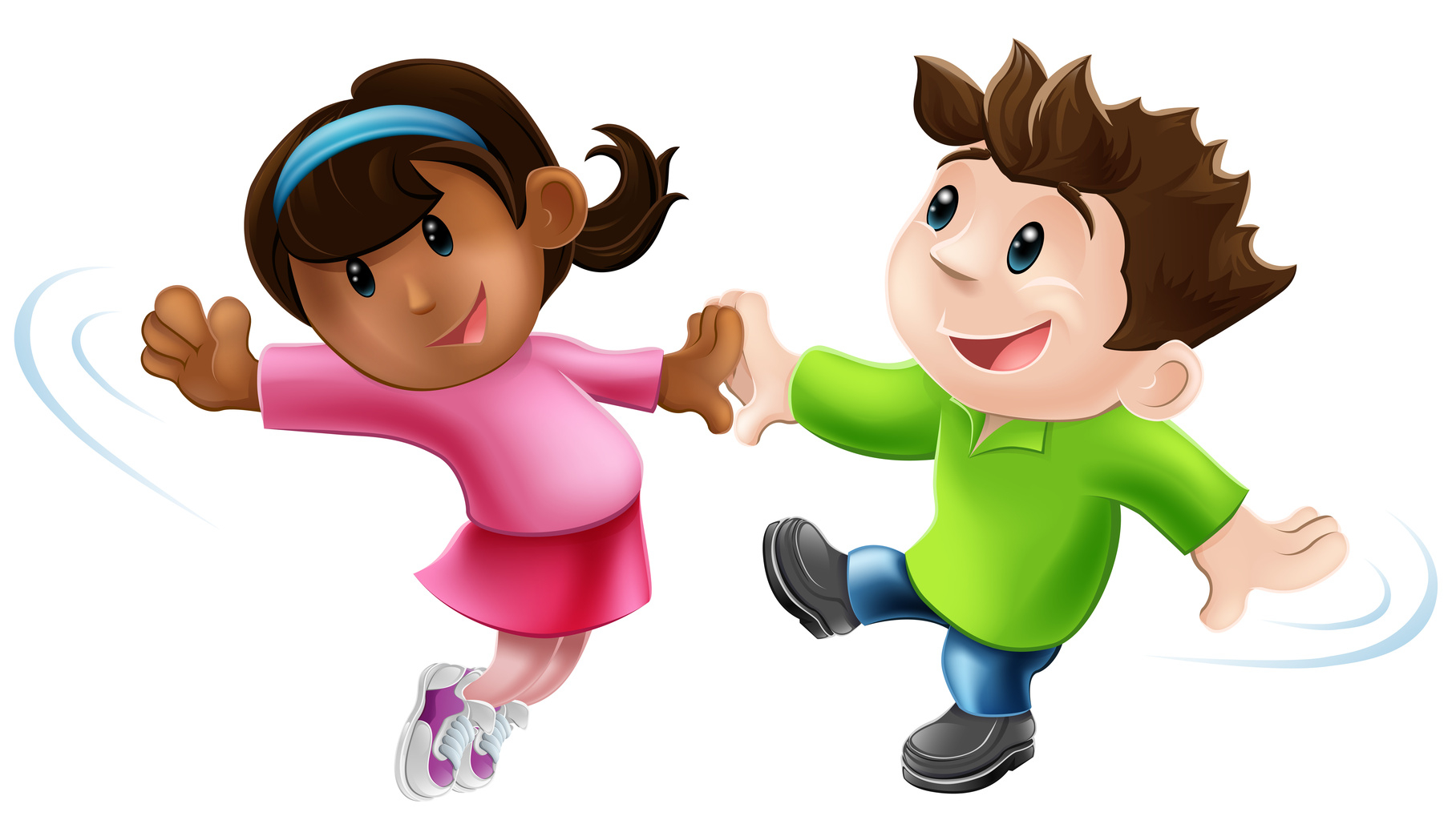 Cartoon dancers clip art