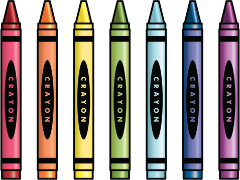 Crayon Clip Art, Vector Images & Illustrations