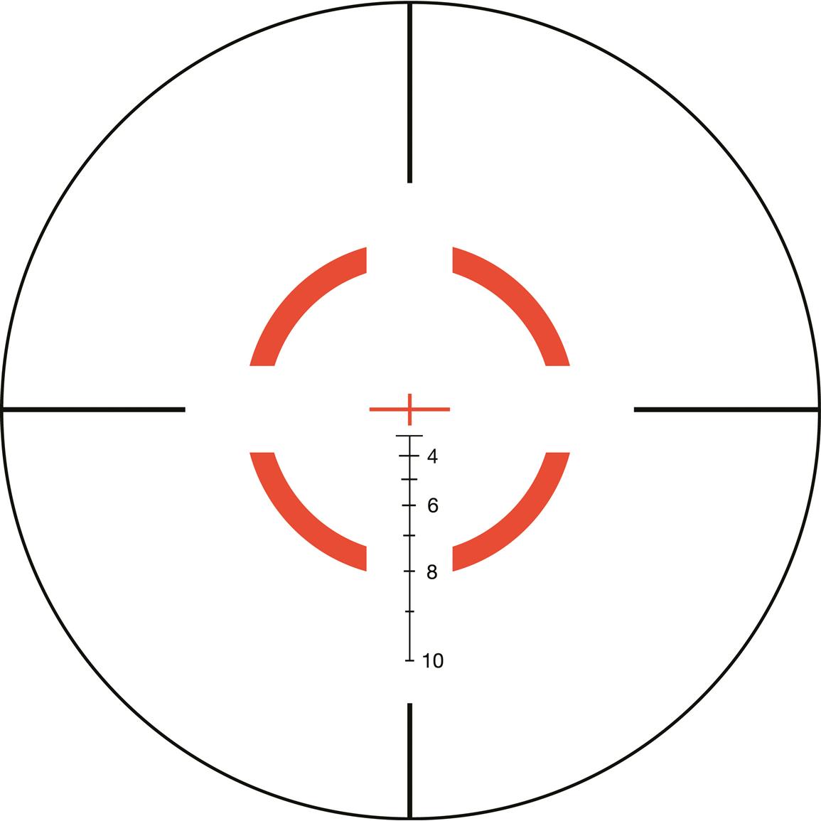 Trijicon VCOG 1-6x24mm Rifle Scope, Red Segmented Circle ...