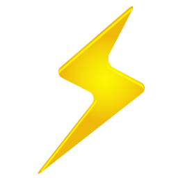 Free lightning icon :: available in png, ico, icns formats :: made ...