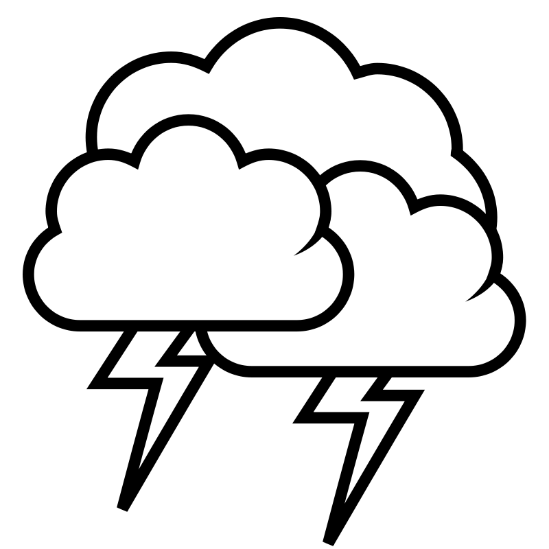 408 views Thunder Clipart