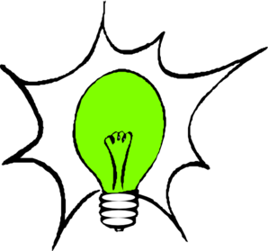 Green Light Bulb (molly Bullock) Clip Art - vector ...
