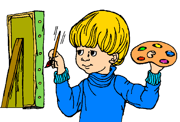 Cartoon Child Painting - ClipArt Best