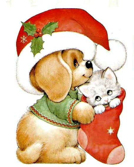 clipart christmas animals - photo #2
