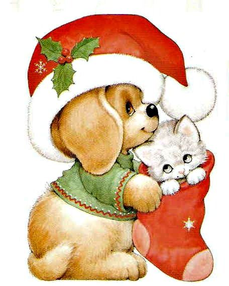 free clip art christmas animals - photo #8