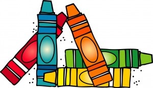 Crayons clipart free