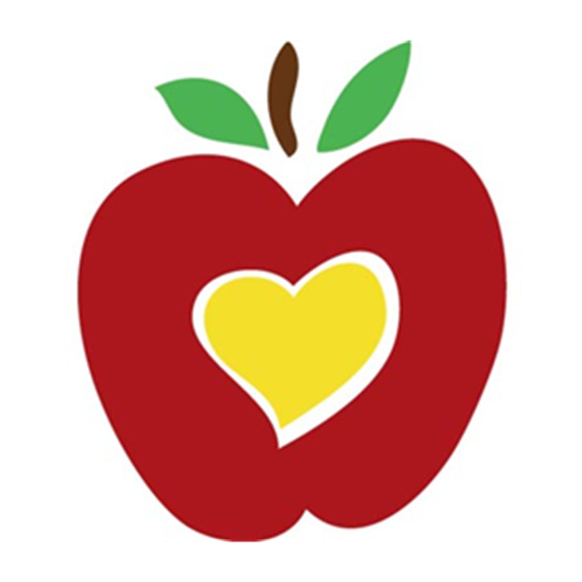 Teacher apple clipart