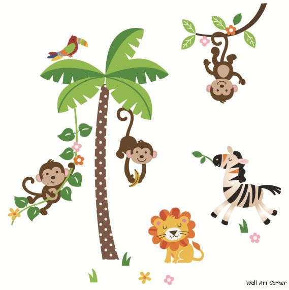 Cartoon Jungle Trees