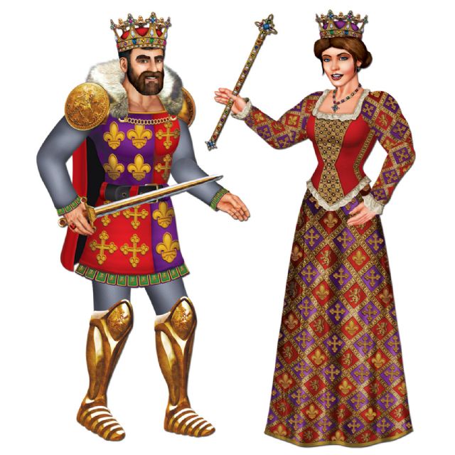 King and queen clip art