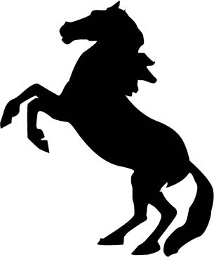 horse outline – post 1 | CEvector | free vector image source