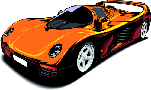 Colored Sport Car elements vector material 02 - Vector Car free ...