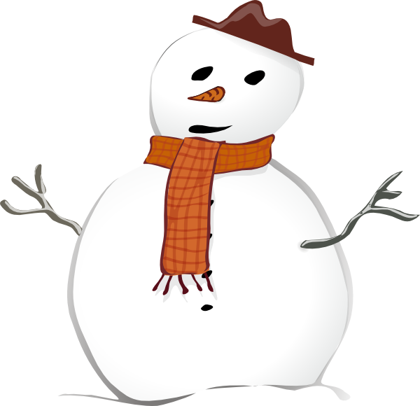 clipart of snowman - photo #32