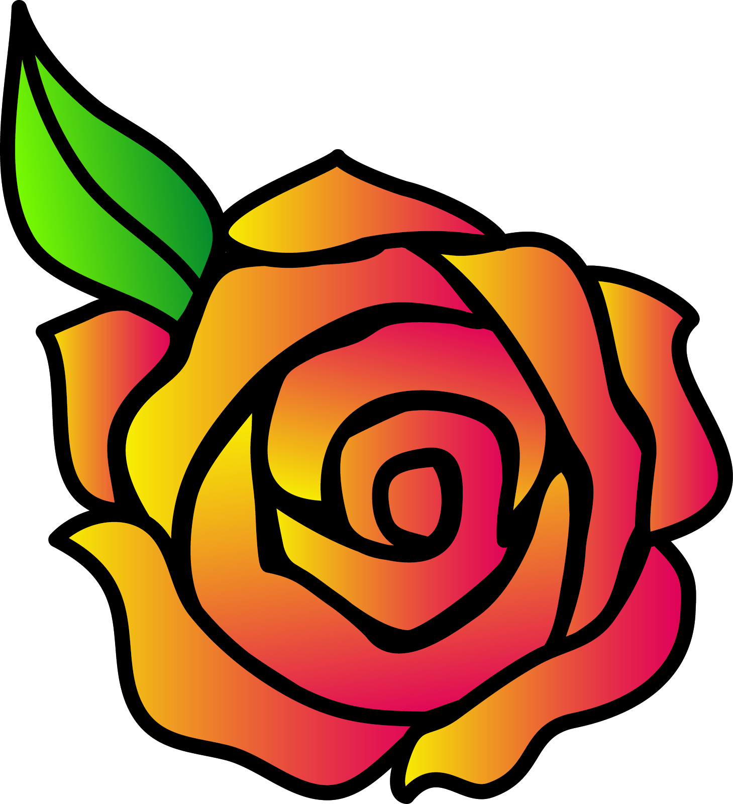 Cartoon Rose - ClipArt Best