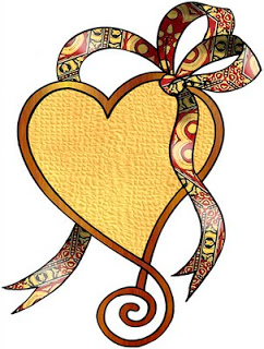 ArtbyJean - Paper Crafts: DECOUPAGE HEARTS - Set A20 - Red Gold ...