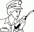 Paint and color drawings of Policemen by the users of Coloringcrew.
