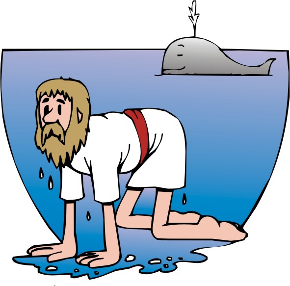 Clipart - Jonah and the Whale 1