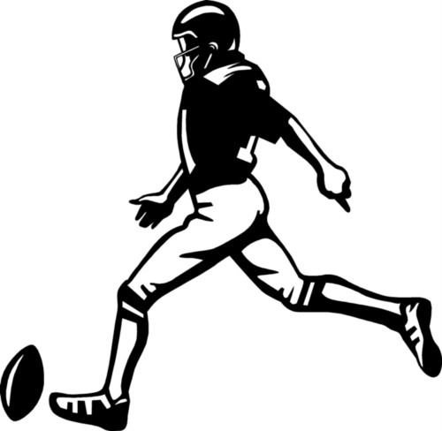 football kicker clipart - photo #12