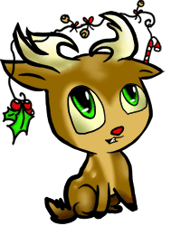 Chibi Reindeer Cartoon Deer, Echo's Cartoon Reindeer Clipart for ...