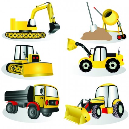 Construction equipment Free vector for free download (about 17 files).