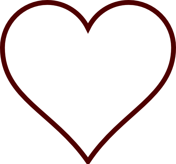 white heart clip art
