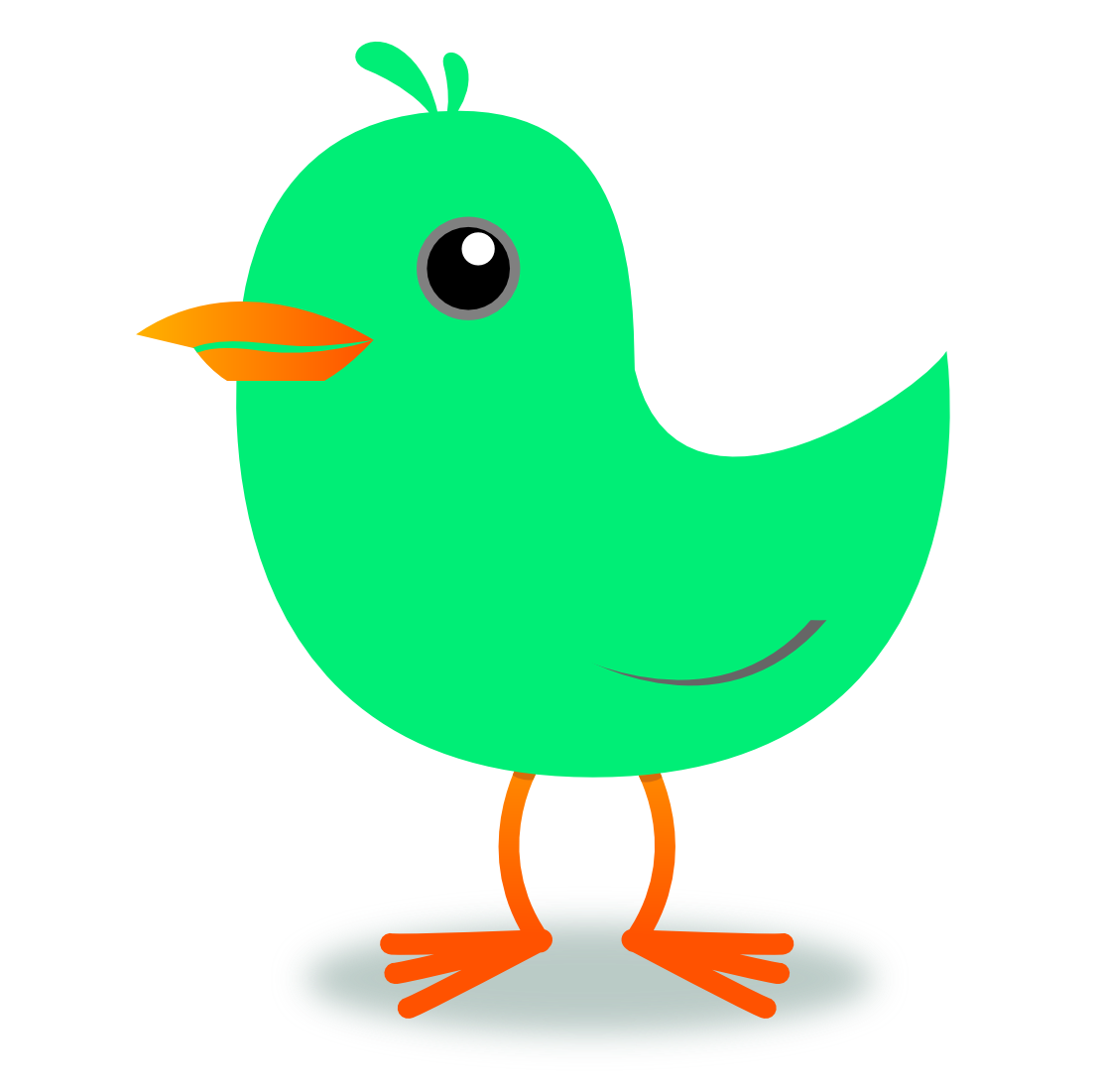 green bird clipart - photo #38