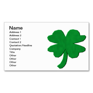 Four Leaf Clover Business Cards, 432 Four Leaf Clover Business ...