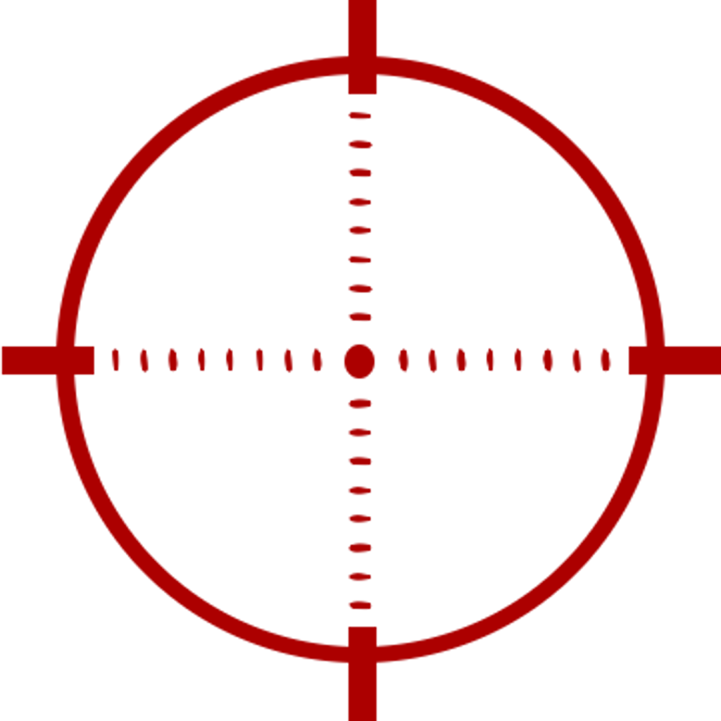 crosshair target clipart - photo #2