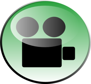 Green Video Icon-green clip art - vector clip art online, royalty ...