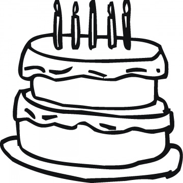 Birthday Cake Template - ClipArt Best