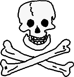 Pirates Skull and Crossbones Factsheet,Info on Pirate Skulls Jolly ...