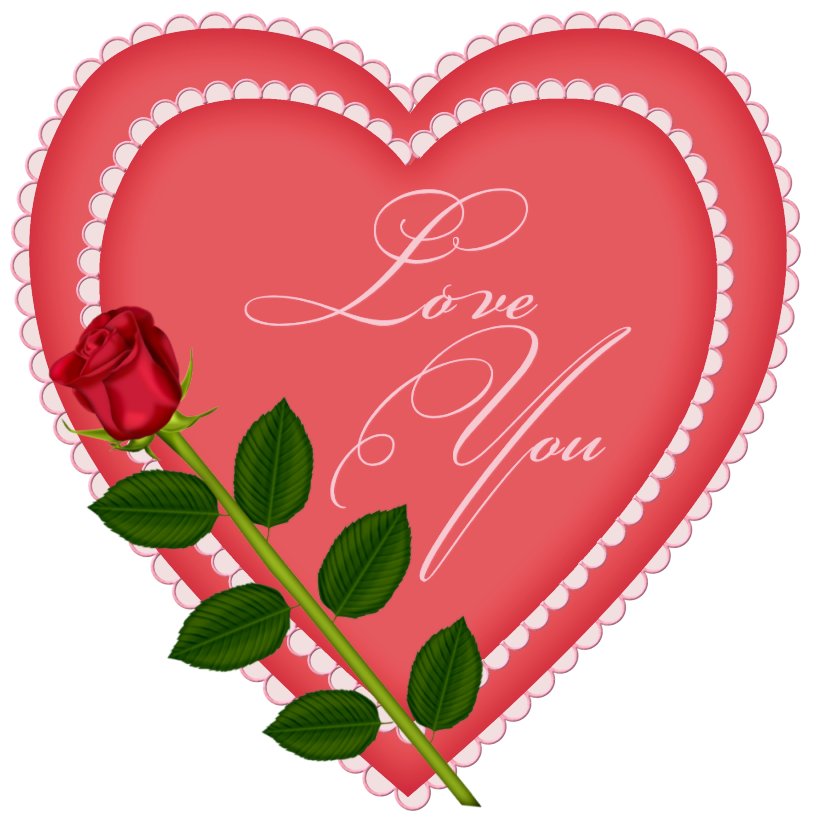 clipart of roses and hearts - photo #25