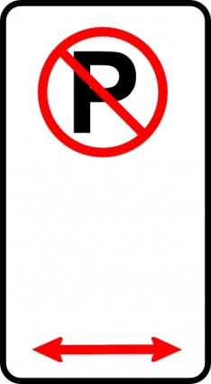 No Parking Zone clip art Free vector in Open office drawing svg ...