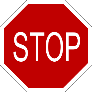 Stop Sign 1 Clip Art - vector clip art online ...