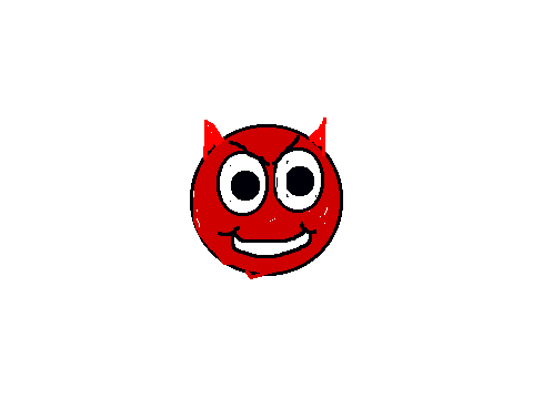 devil smiley on Scratch