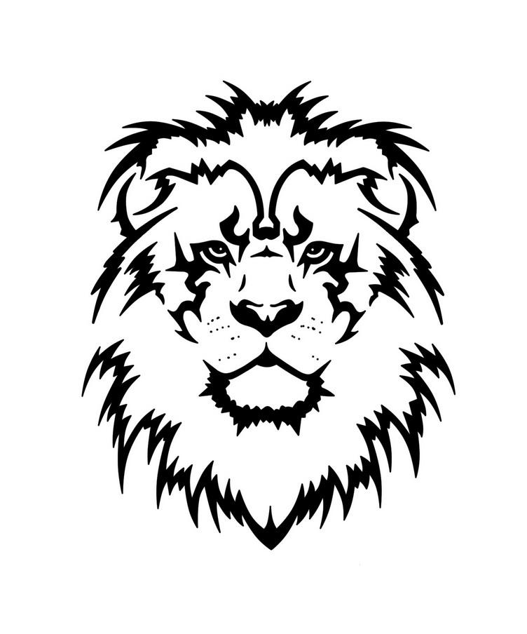 Printable Lion Paw Print Tattoo