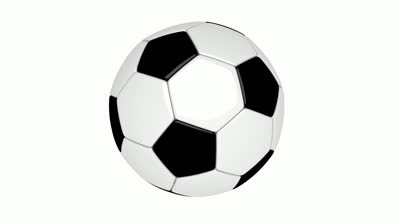 Seamless loop Soccer Ball Animation 1. Isolated on black - 718075 ...