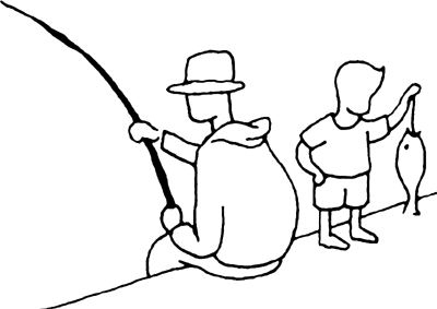 Kids Fishing Clipart