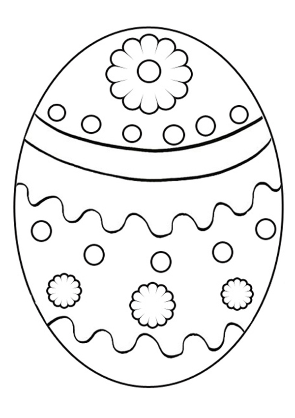 Easter Egg Coloring Pages - Holidays ColoringPedia