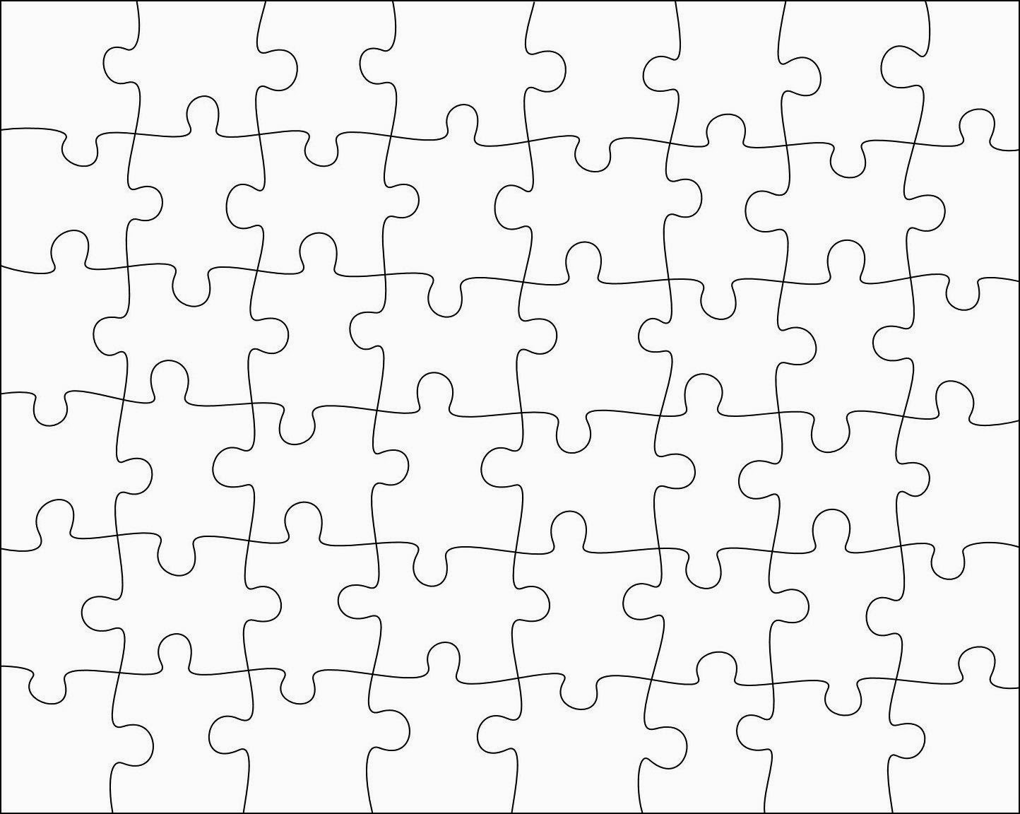 Printable blank puzzle