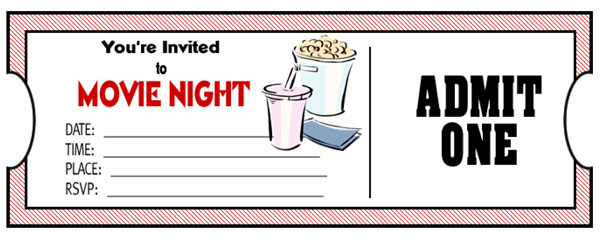 Printable tickets templates Keep Healthy Eating Simple